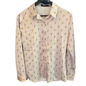 CBR Ladies Button Down Dress Shirt Size Medium